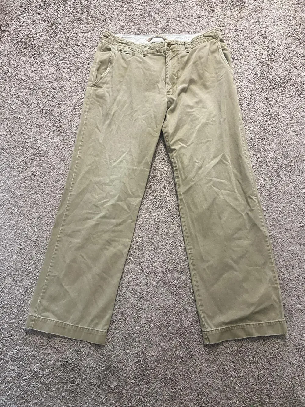 American Eagle Outfitters Pants Mens 34x32 Beige Classic Khaki Chino Pockets